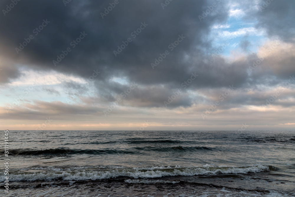 Baltic sea in winter, Liepaja, Latvia. Baltic sea in winter, Liepaja, Latvia.