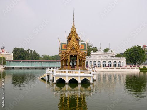 royal palace in Bang Pa-In Palace Phra Nakhon Si Ayutthaya, Thailand