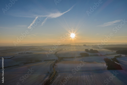 Sonnenaufgang Winterlandschaft
