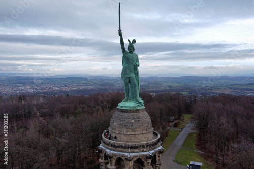 Hermannsdenkmal im Winter