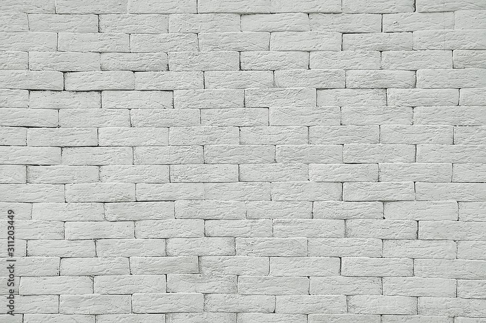 Obraz premium Old grey brick wall texture