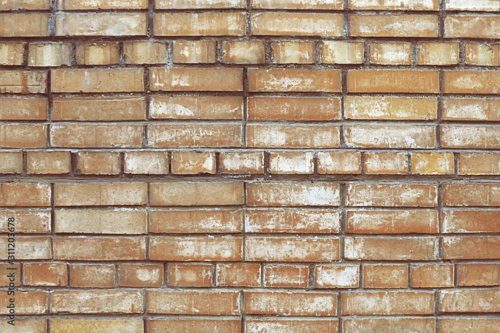 Obraz premium Old red brick wall texture