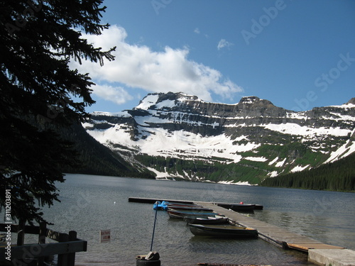 Beauty Of Cameron Lake, Waterton Lakes National Park, Alberta photo