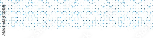 i4b132 Industrie4Banner i4b - english - banner with different blue squares - pattern - mosaic / technology / network - abstract spectrum background. 4to1 xxl g8824