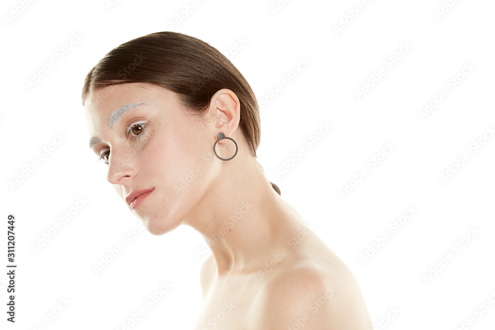 Beautiful Woman with Clean Fresh Skin close up . Skin care face. Beautiful Woman with Clean Fresh Skin close up . Skin care face.