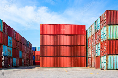  Container logistics terminal.