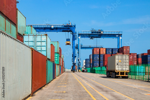  Container logistics terminal.