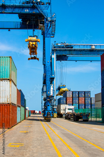  Container logistics terminal.