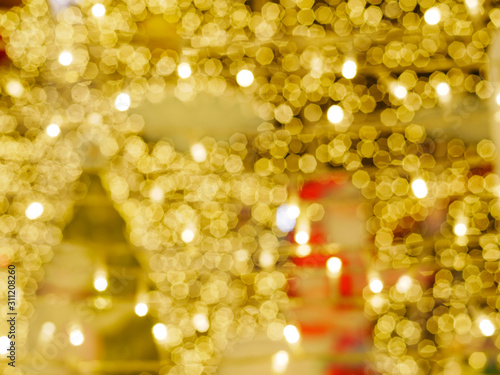 Golden blurry bokeh background and copy space ,wallpaper,backdrop
Christmas.festive concepts
