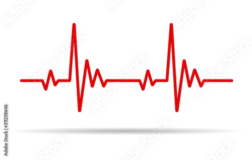 Heart pulse line