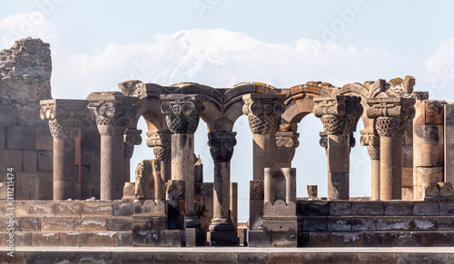 Armenia Zvartnots temple ruins