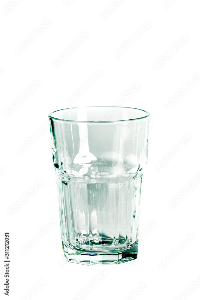 custom made wallpaper toronto digitalAn empty glass glass and a carafe for water stand on a white background