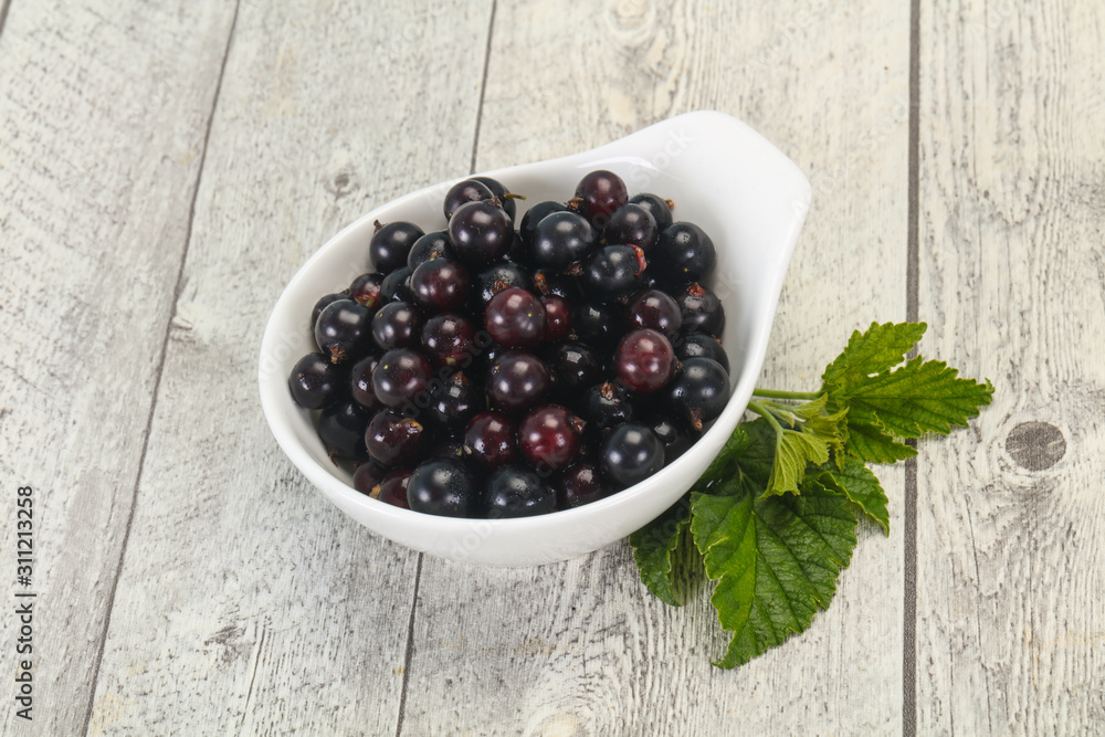 Fresh ripe sweet black currant Fresh ripe sweet black currant