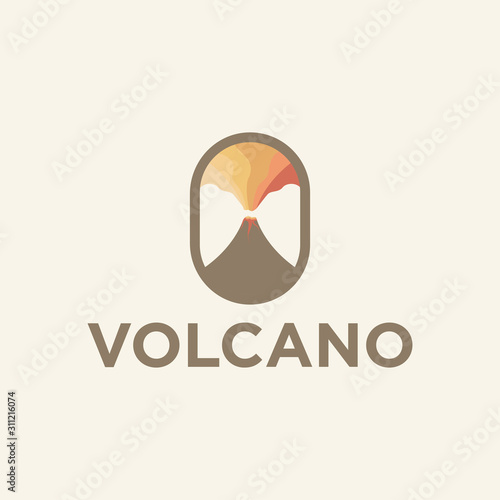 Volcano Logo template