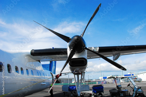 Arriving in Queenstown by plane, New Zealand