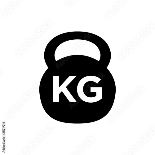 Fitness icon : Kettle bell icon