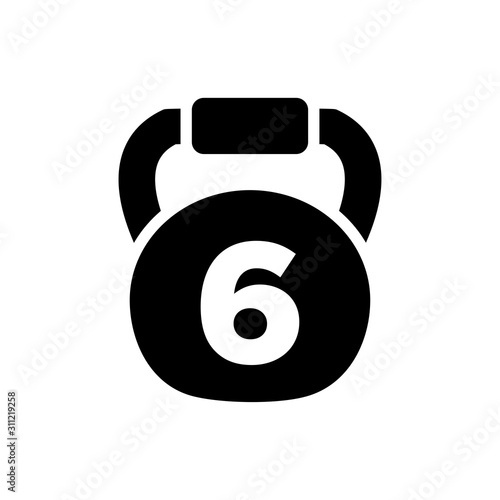 Fitness icon : Kettle bell icon