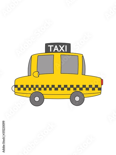 illustration of a taxi