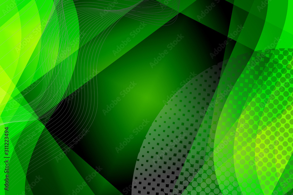 Obraz premium abstract, green, wallpaper, design, wave, light, pattern, illustration, backgrounds, graphic, art, backdrop, texture, curve, waves, color, line, yellow, artistic, blue, shape, gradient, technology