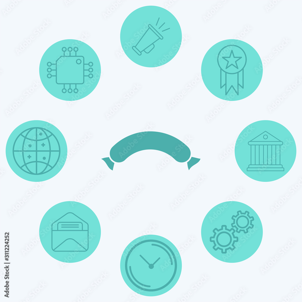 Sausage vector icon sign symbol Sausage vector icon sign symbol