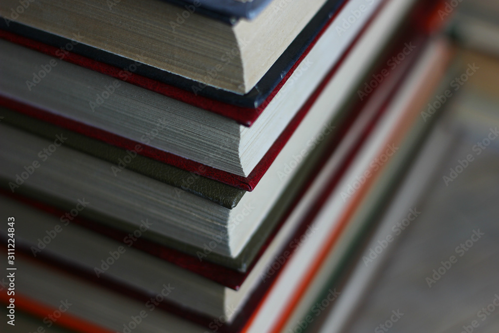 educational literature laid out in a row educational literature laid out in a row