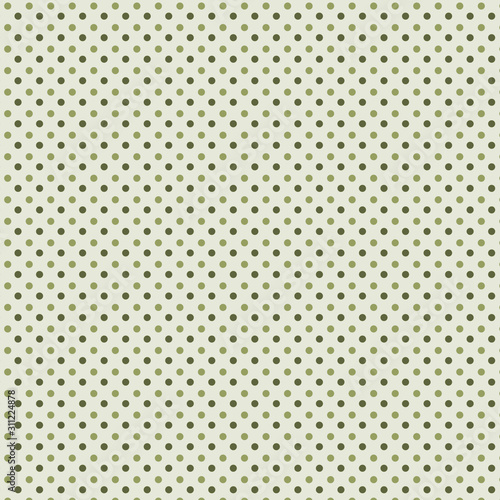 Small polka dot seamless pattern green