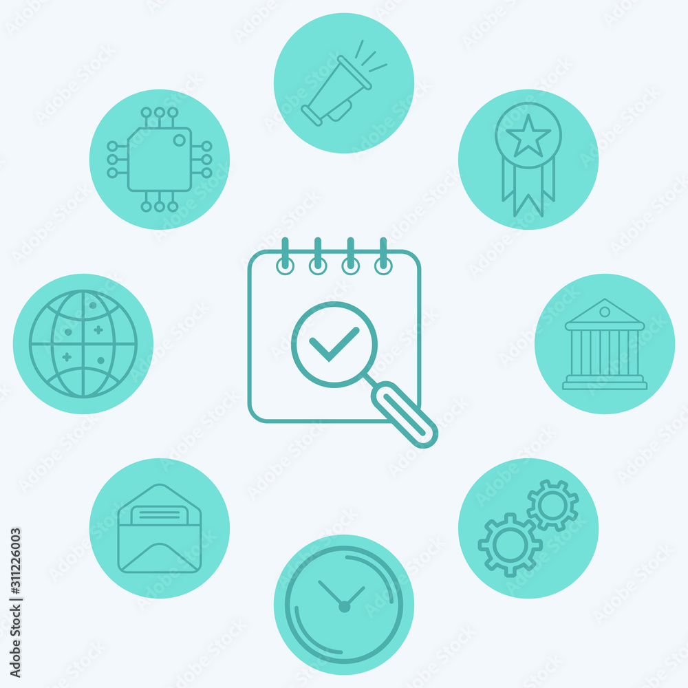 Search calendar vector icon sign symbol Search calendar vector icon sign symbol