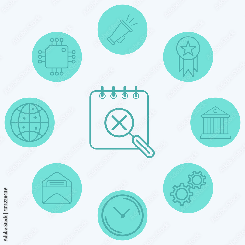 Search calendar vector icon sign symbol Search calendar vector icon sign symbol