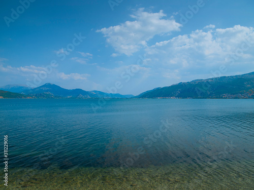 Wallpaper Mural view of mountains and lake Torontodigital.ca