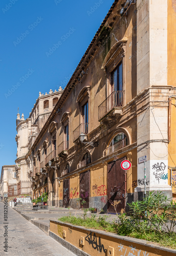 Fototapeta premium Vecchi palazzi a Catania