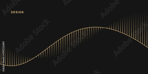 Abstract geometric technological background. Vector creative design.