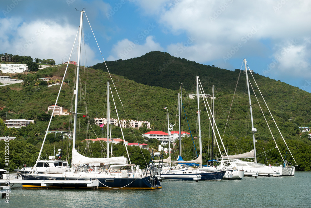 Tortola Island Road Town Marina Yachts