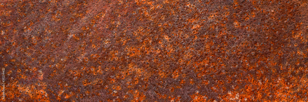 texture of rusty metal