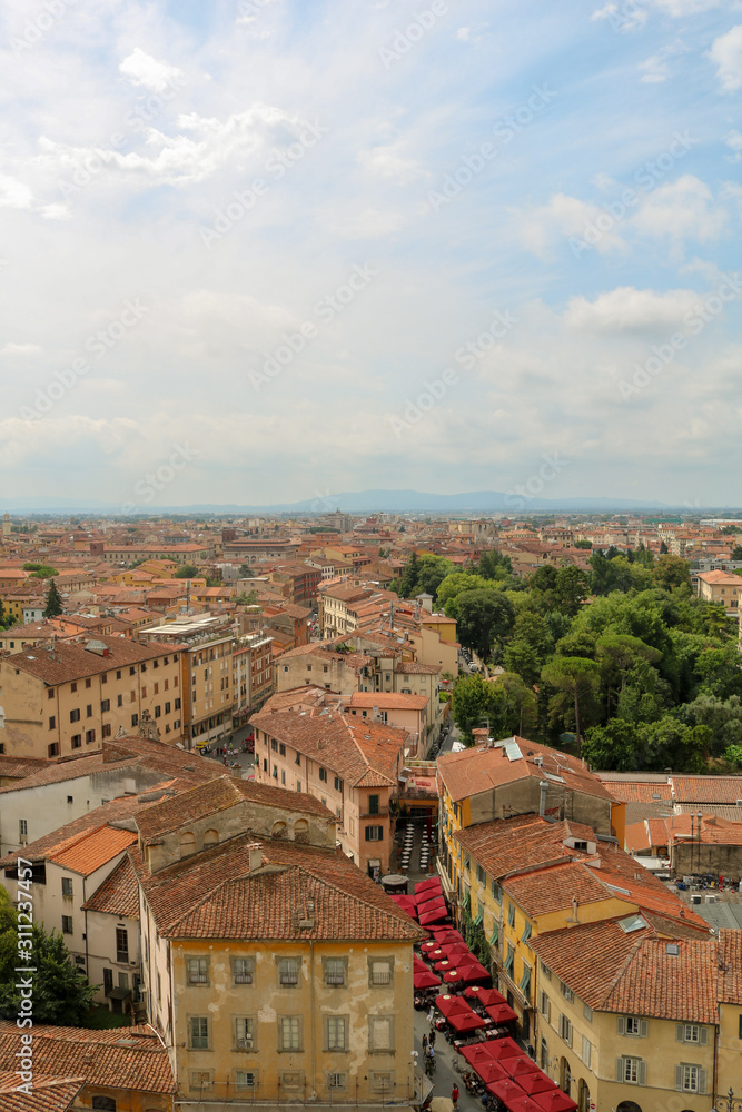 Vista da cidade de Pisa, Itália 