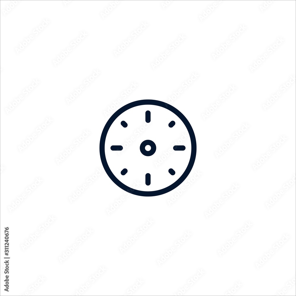 New Year Watch Time Vector Icon. Wristwatch Clock Line Vector Icon. Modern and Creative New Year Watch Icon Design. New Year Watch Time Vector Icon. Wristwatch Clock Line Vector Icon. Modern and Creative New Year Watch Icon Design.