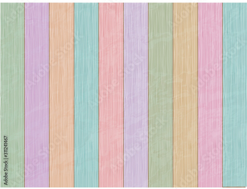 Background of multicolor wooden boards