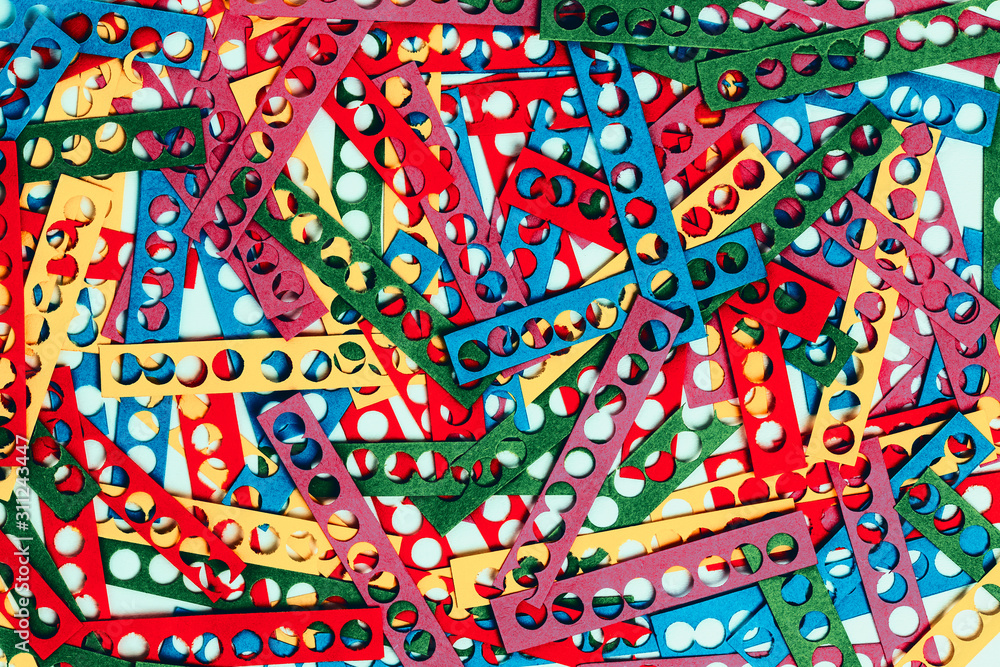 Fototapeta premium Colourful abstract background. Macro photography