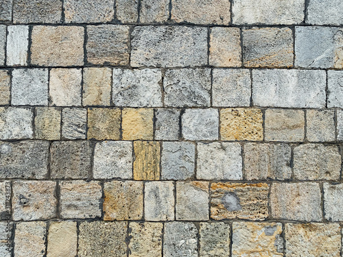 old stone vintage wall loft stone structure as background