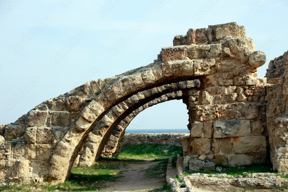 Ausgrabungsstätte der antiken Stadt Salamis