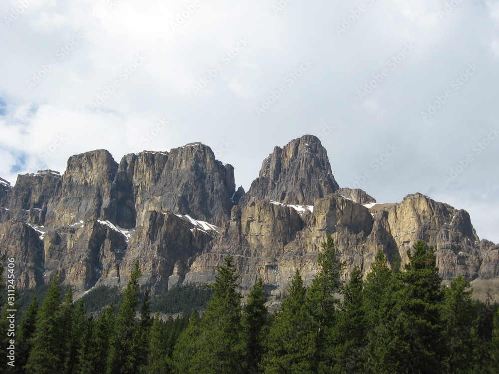 Top Of Castle Mountain, Banff National Park, Alberta