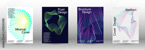 Cover design template set 