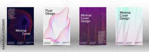 Cover design template set 