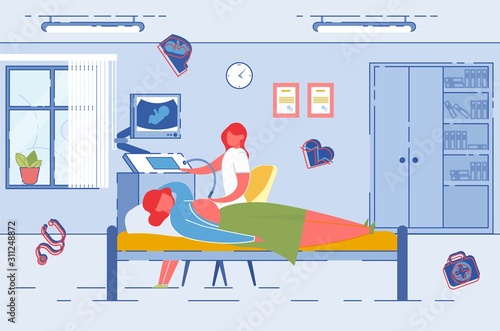 Pregnancy X-ray Test or Ultrasound Screening.