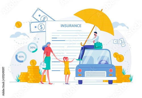 Private Vehicle Contract Family Insurance Banner.