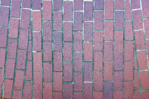 Lombard street pavement texture, San Francisco
