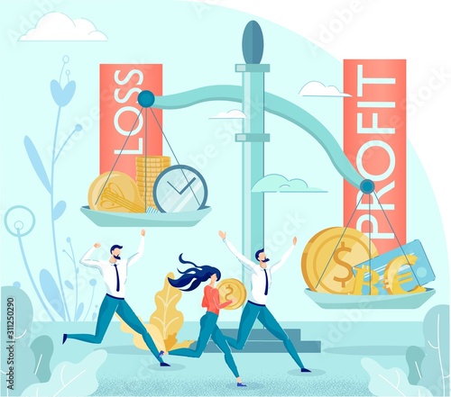 Balancing Loss and Profit on Scales Flat Metaphor