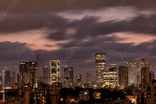 night view of tel aviv © Yelyzaveta Kras