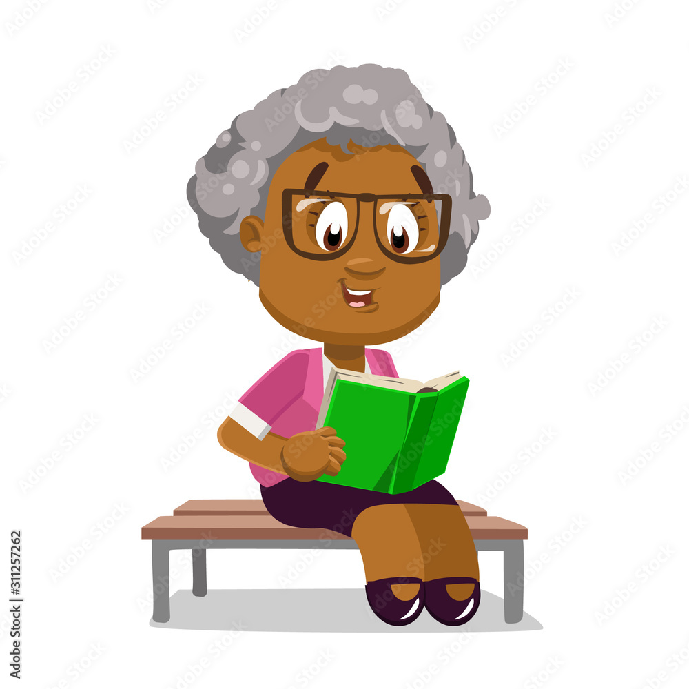 Afro-american silver haired aged woman in pink blazer and skirt spending time outdoor. Afro-american silver haired aged woman in pink blazer and skirt spending time outdoor.