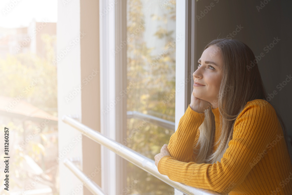 relaxed woman at home relaxed woman at home