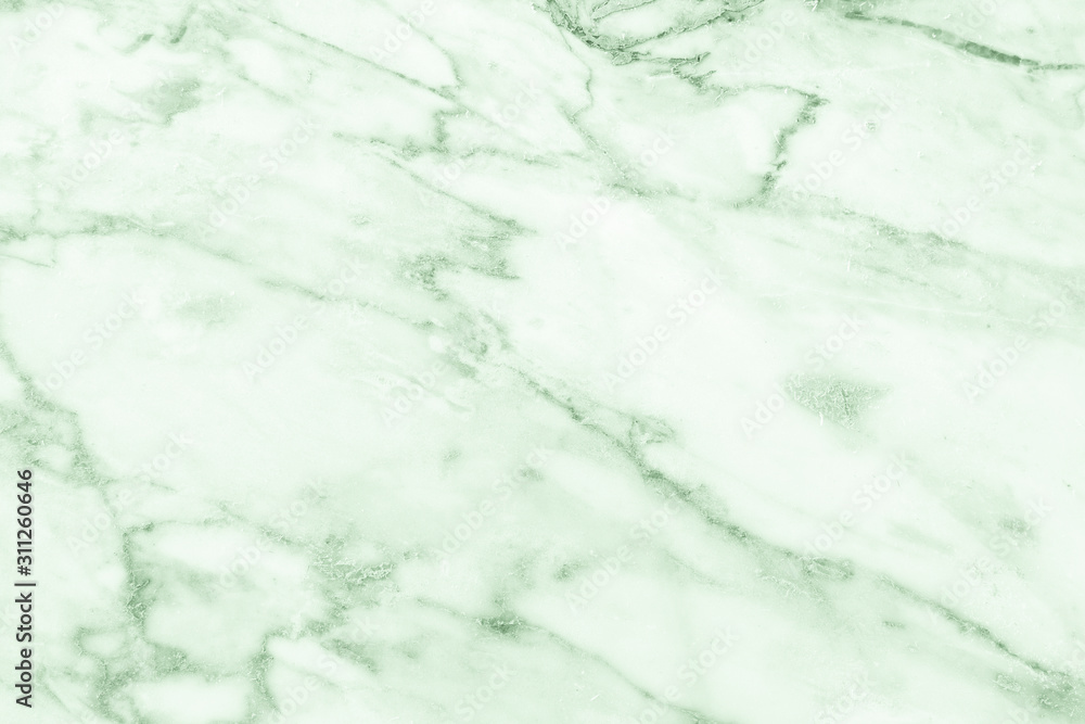 Obraz premium Green background white marble wall surface gray background pattern graphic abstract light elegant white for do floor plan ceramic counter texture tile silver background.